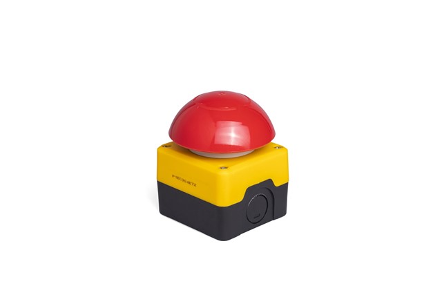 P Series Plastic 1 Hole CPDE72 + C3CK (NO)+ C4CK (NC) Yellow-Black Control Box